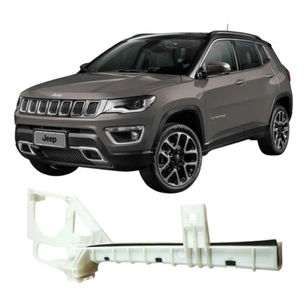 Guia Vidro Dianteiro Esquerdo Jeep Compass 2020 2.0 Original Cinza