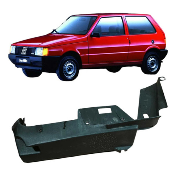 Suporte Bagagito Esquerdo Fiat Uno 1999 59889090 Branco