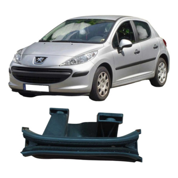 Guia Vidro Dianteiro Direito Peugeot 207 Original 9684706480 Prateado