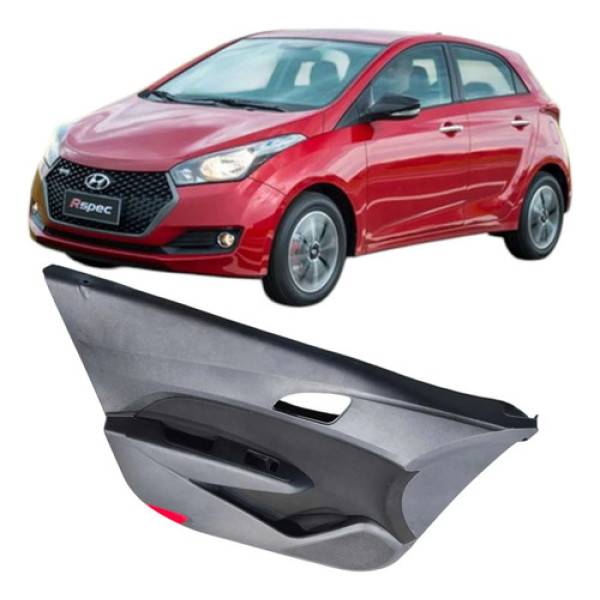 Forro Porta Dianteira Esquerda Hyundai Hb20 2018 2019 2020 Cinza