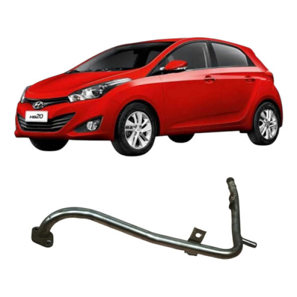 Tubo Agua Motor Hyundai Hb20 2014 1.0 3c Original