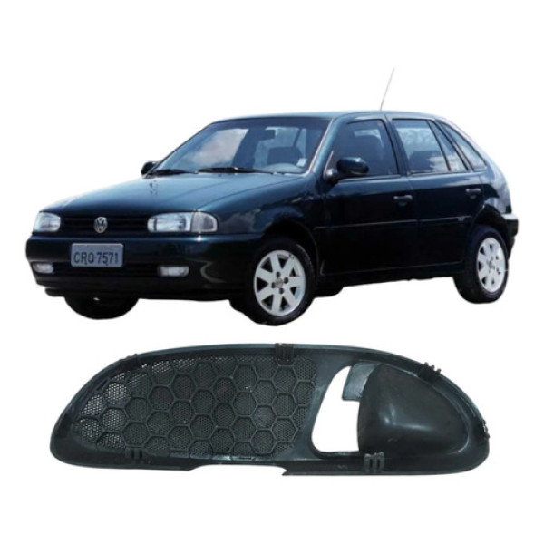 Moldura Maçaneta Porta Dianteira Direita Gol 1999 373867198b Preto Dianteira