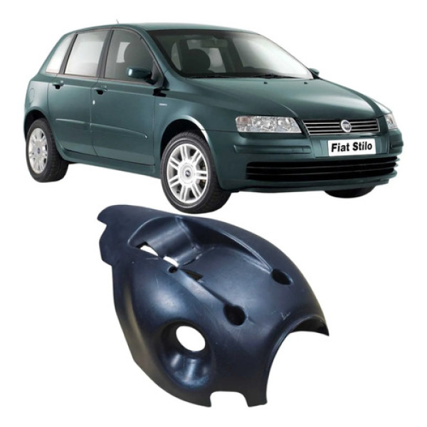 Acabamento Chave Seta Fiat Stilo 2003 7353047270 Original Preto