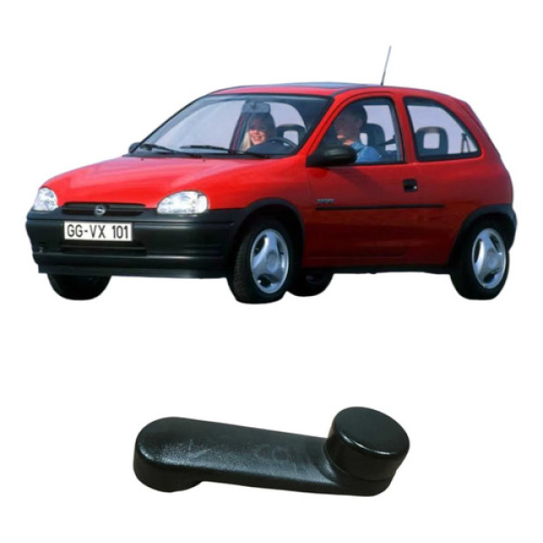 Manivela Vidro Chevrolet Corsa 1996 1.0 90438381 Original Preto
