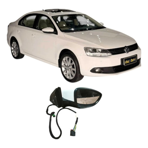 Retrovisor Eletrico Direito Vw Jetta 2013 2.0 20175002