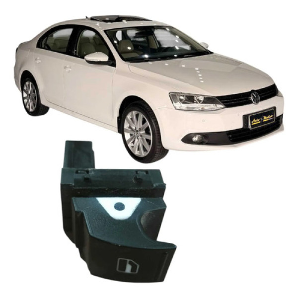 Comando Vidro Dianteiro Direito Vw Jetta 2013 2.0 Original
