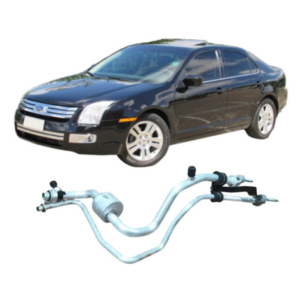  Mangueira Dupla Ar Condicionado Ford Fusion 2006 Original