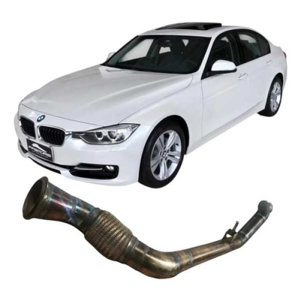 Escapamento Intermediario Bmw 320i 2.0 2015 Original Prata