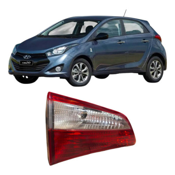 Lanterna Traseira Esquerdo Porta Malas Hyundai Hb20 2017 924 Esquerdo/motorista Vermelho