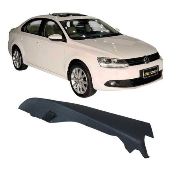 Acabamento Traseiro Esquerdo Banco Volkswagen Jetta 2013 Preto