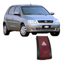 Interruptor Pisca Alerta Chevrolet Corsa 2006 Original Prateado