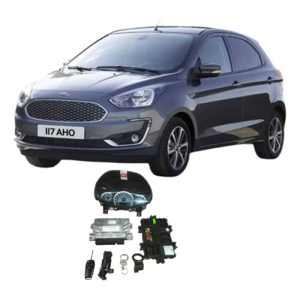 Kit Code Injeçao Modulo Ford Ka 2019 1.0 3c A2c7544100505