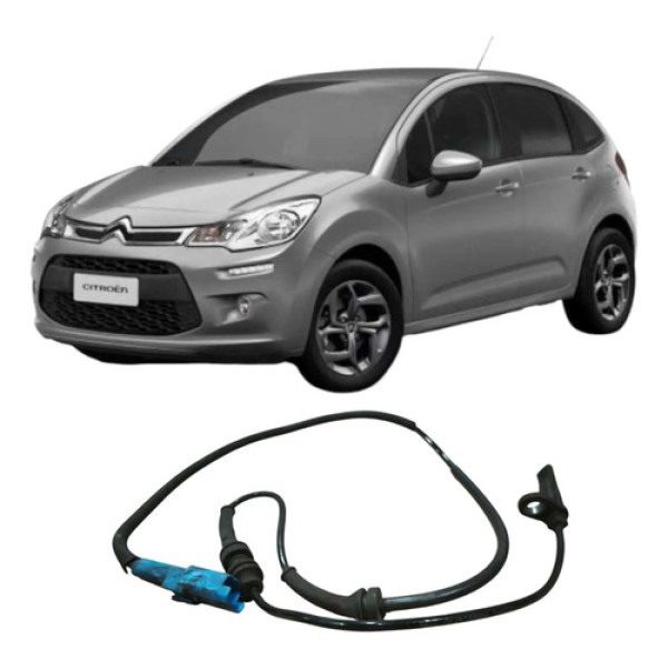 Sensor Abs Dianteiro Citroen C3 2014 Original 9665455580