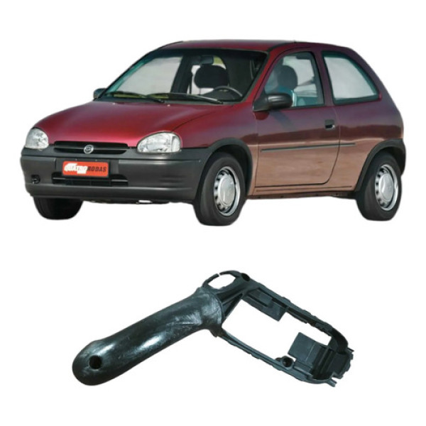 Puxador Porta Dianteira Esquerda Corsa 1997 90388333lh Preto