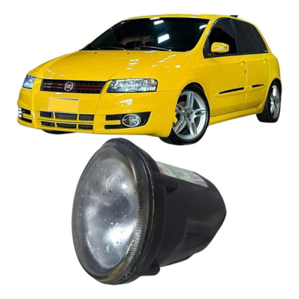 Farol Milha Auxiliar Fiat Stilo 2009 Dualogic 51824688 Preto