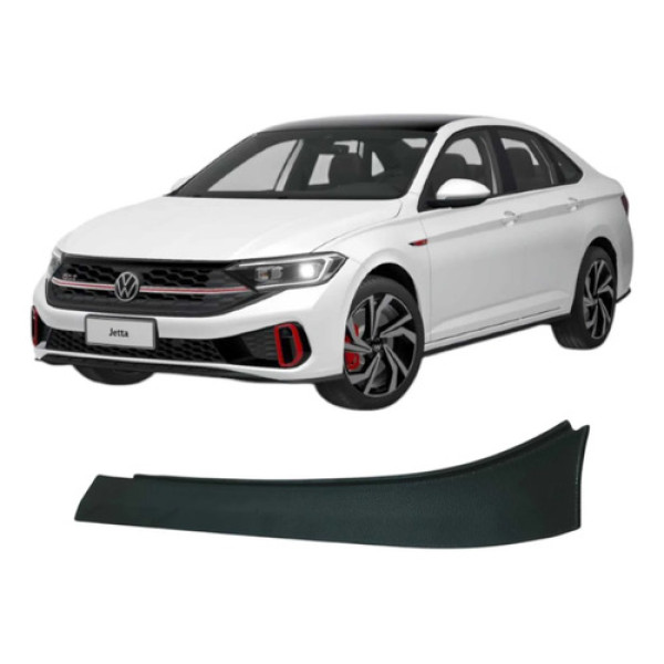 Acabamento Direito Painel Vw Jetta 2023 Gli 17a868224 Preto Listras