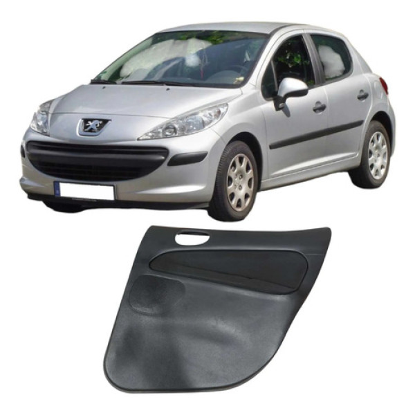 Forro Porta Traseira Direita Peugeot 207 1.4 Original