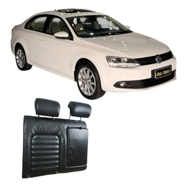 Encosto Banco Traseiro Volkswagen Jetta 2013 2.0 Original Preto