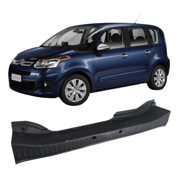 Soleira Porta Malas Citroen C3 Picasso 1.5 2014 9688573177 Preto