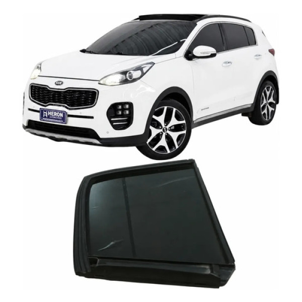 Vidro Vigia Traseiro Esquerdo Kia Sportage 2018 2.0 Original