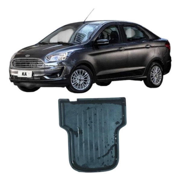 Tapete Borracha Porta Objetos Ford Ka 2019 1.5 3c Original Preto