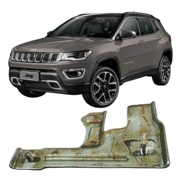 Suporte Capa Painel Jeep Compass 2020 2.0 Original Cinza Listras