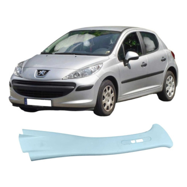 Moldura Coluna Esquerda Peugeot 207 2009 1.4 Original