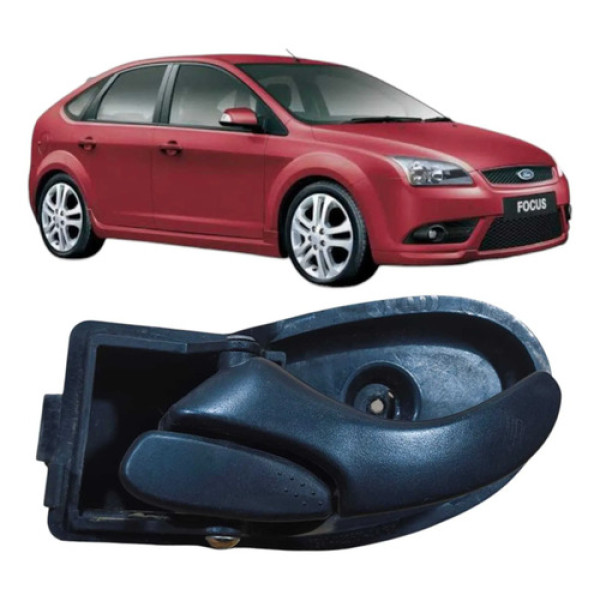 Maçaneta Interna Diant Esq  Xs41a22601 Focus 2008 1.6 Orig Preto Dianteira
