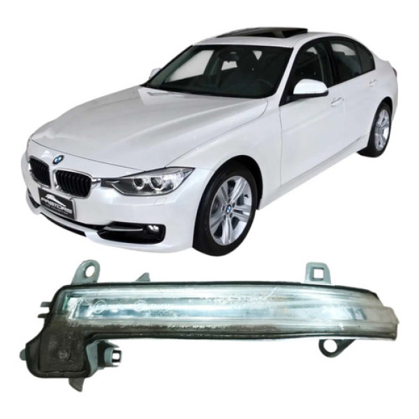 Pisca Retrovisor Esquerdo Bmw 320i 2015 2.0 A046314 Original Branco