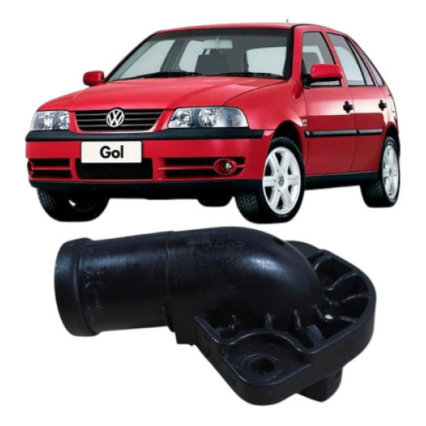 Cotovelo Carcaça Válvula Termostática Vw Gol 1.6 4c 2005