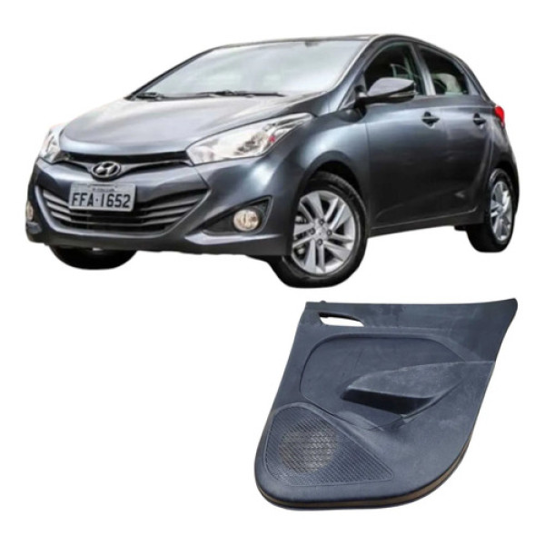 Forro Porta Traseira Direita Hyundai Hb20 2013 833201s010 Preto