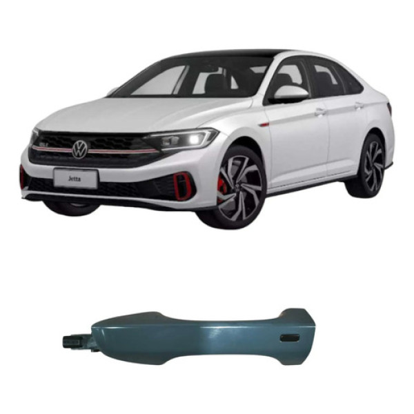 Maçaneta Dianteira Esquerdo Vw Jetta Gli 2023 17a837205 Cinza Dianteira