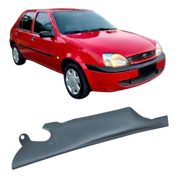 Moldura Coluna Traseira Esquerda Ford 2000 1.0 4p Original Preto