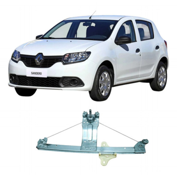 Maquina Vidro Traseira Esquerda  Sandero 2015 827217216r