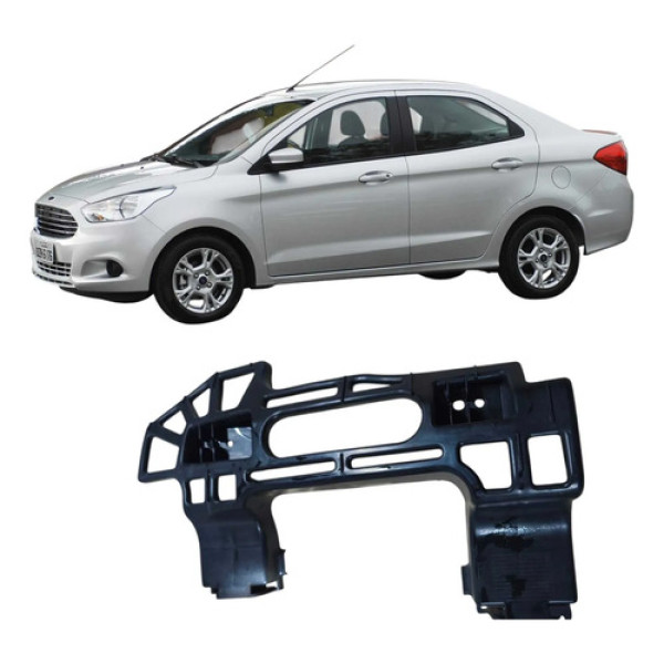 Guia Parachoque Traseiro Esquerdo Ford Ka 2018 Original