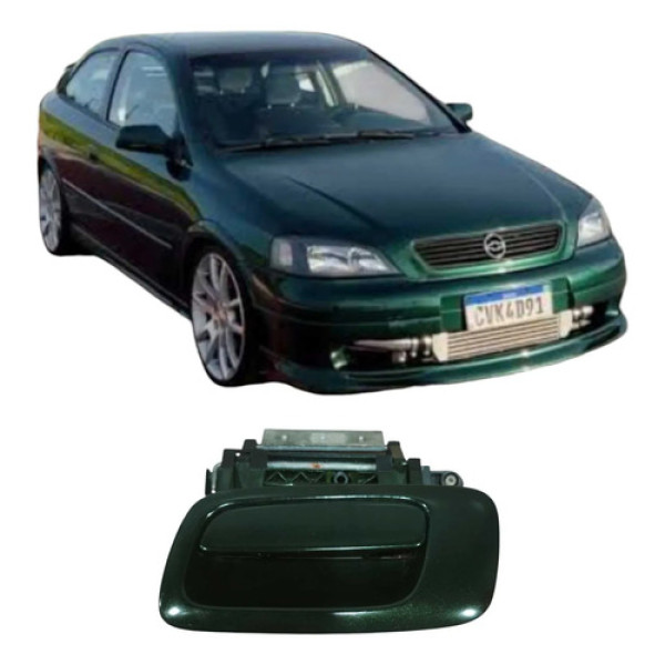 Maçaneta Externa Dianteira Esquerda Astra 2002 Original Verde Dianteira