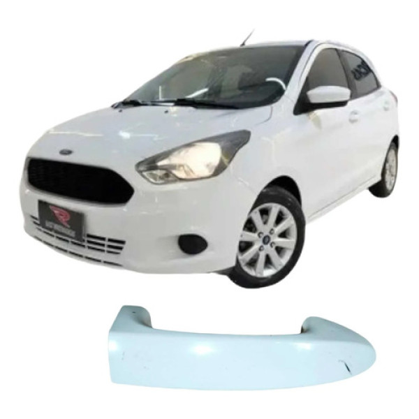 Maçaneta Traseira Direita Ford Ka 2015 1.0 Original Branco Traseira
