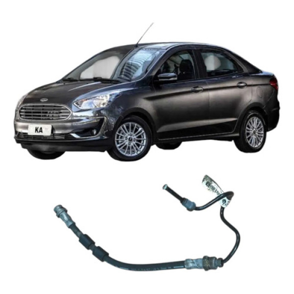 Flexível Freio Traseira Esquerda Ford Ka 1.5 3c Ae812268ae