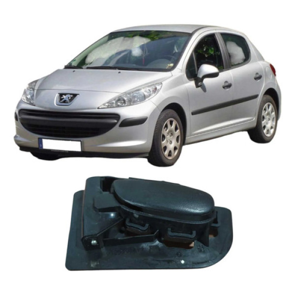 Maçaneta Dianteira Esquerda Peugeot 207 1.4 Original  Preto Dianteira