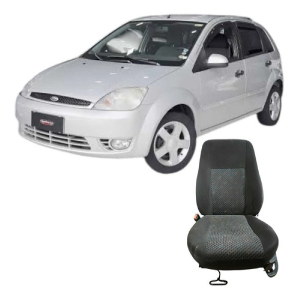 Banco Dianteiro Esquerdo Ford Fiesta 2005 1.0 Original Preto