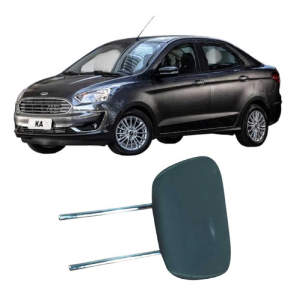 Encosto Cabeça Traseiro Esquerdo Ford Ka 2019 1.5 3c  Preto