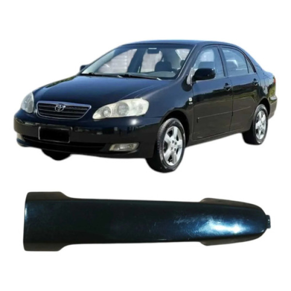 Maçaneta Dianteira Direita Toyota Corolla 2004 1.8 Original Azul-escuro Dianteira