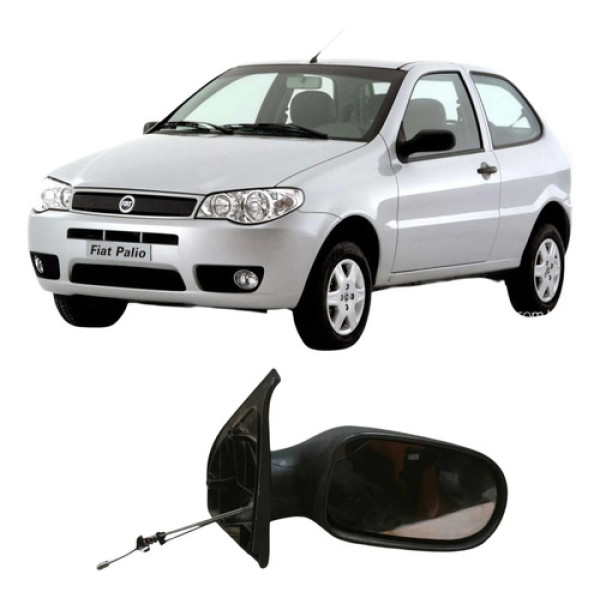 Retrovisor Manual Direito Fiat Palio 2005 Original 
