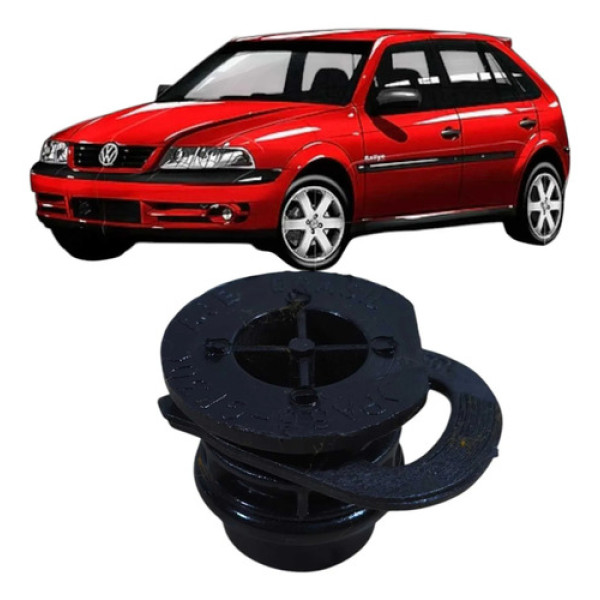Tampão Com Trava Cavalete Água Volkswagen Gol 1.0 4c 2005 Preto