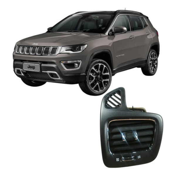 Difusor Ar Lateral Esquerdo Jeep Compass 2020 2.0 5ut64trma