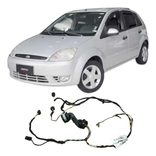 Chicote Porta Dianteira Esquerda Ford Fiesta 2005 Original