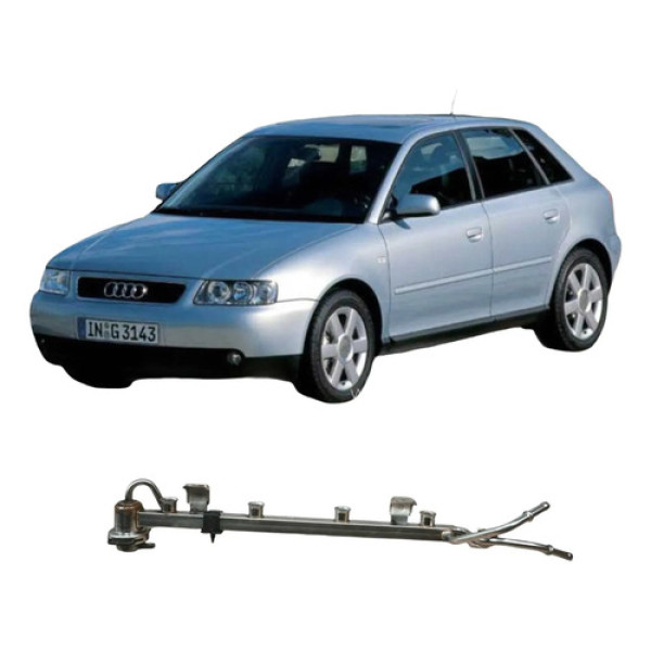 Flauta Bico Injetor Combustivel Audi A3 2005 1.8 Original