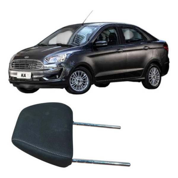 Encosto Cabeça Dianteiro Ford Ka 2019 1.5 3c Original Preto
