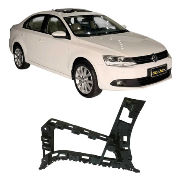 Guia Traseiro Direito Parachoque Vw Jetta 2013 2.0 Original