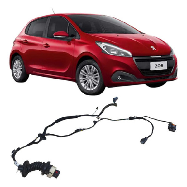 Chicote Porta Traseira Esquerda Peugeot 208 2019 9829013480